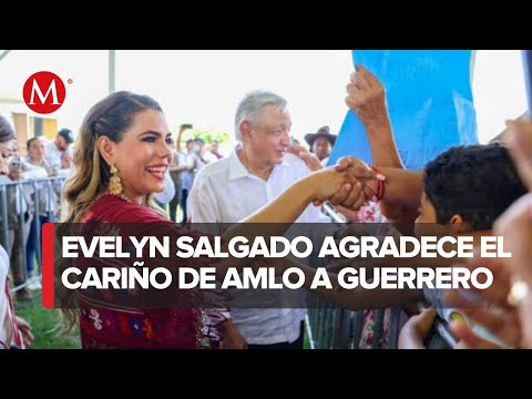 La gobernadora de Guerrero y el presidente supervisan avances de programas de Bienestar