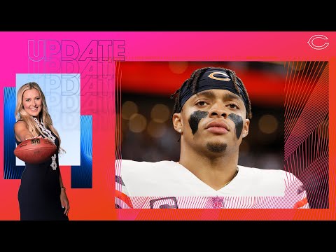 Update: Justin Fields cleared to practice but remains day-to-day | Chicago Bears video clip