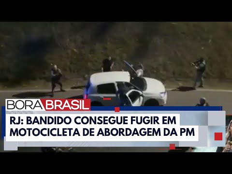 Bandido que fazia arrastão consegue fugir da polícia no RJ | Bora Brasil