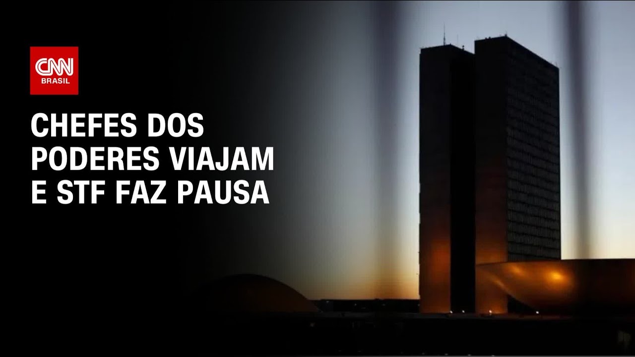 Viagens ao exterior e recesso marcam semana morna dos Poderes em Brasília | CNN NOVO DIA