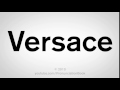 Versace pronunciation discount