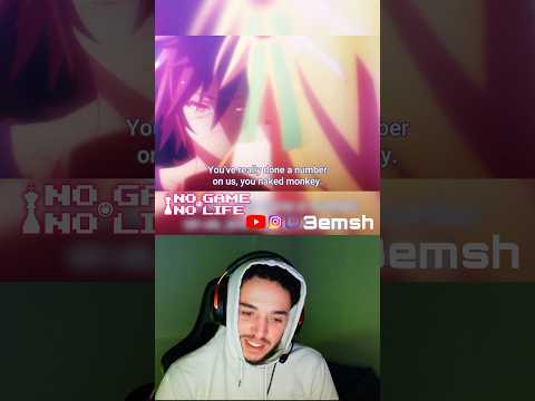 Do not intimidate Sora! @3emsh #anime #reaction #3emsh #stream #nogamenolife