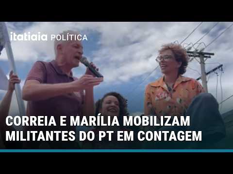ROGÉRIO CORREIA E MARÍLIA CAMPOS MOBILIZAM MILITANTES DO PT EM CONTAGEM: "A VIRADA ESTÁ CHEGANDO"