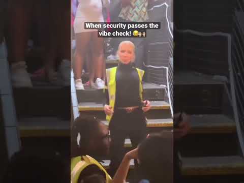 When security passes the vibe check! 😂🙌🏼