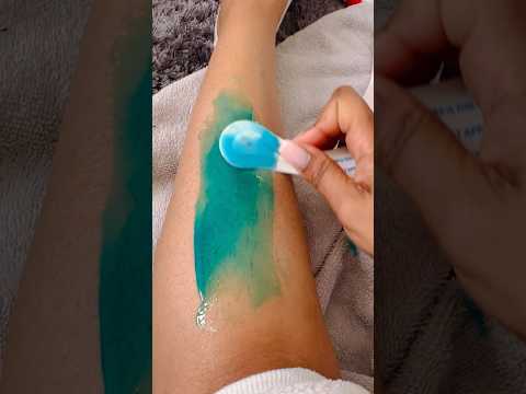 Waxing my hairy legs 😳