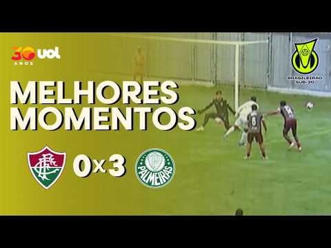 Palmeiras vence Fluminense com gol relâmpago e destaque de Felipe Teresa na 18ª rodada do Brasileiro Sub-20 2026