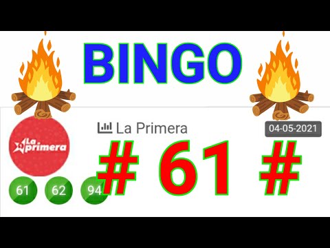 SORTEOS de HOY....!!  loteria LA PRIMERA/ BINGO HOY (( 61 )) Números RECOMENDADOS para HOY...!!