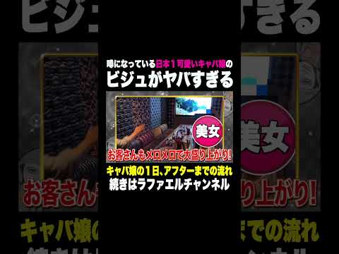 噂になっている日本一可愛いキャバ嬢のアフターまで撮影してみた【ラファエル】