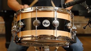 DW 7x14 Collector's Reverse Edge Maple Snare Drum- Quick 'N' Dirty