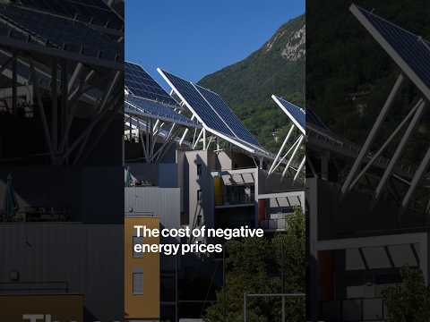 The cost of negative energy prices#shorts #energy #solar #wind #markets