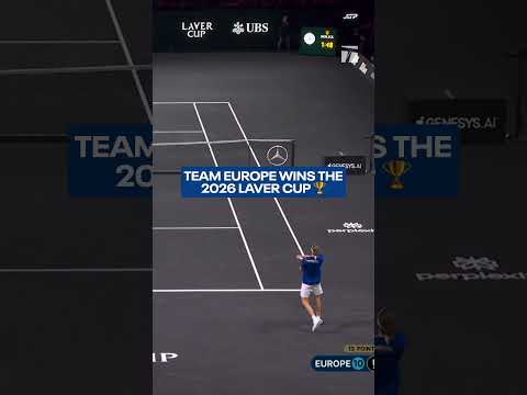 <strong>Team</strong> Europe wins the 2026 Laver <strong>Cup</strong> 💙 #lavercup #tennis #champions