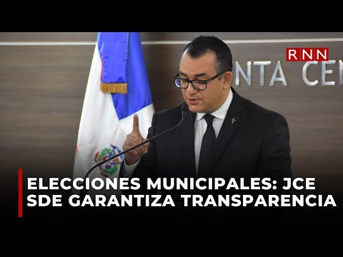 Elecciones municipales: JCE SDE garantiza transparencia