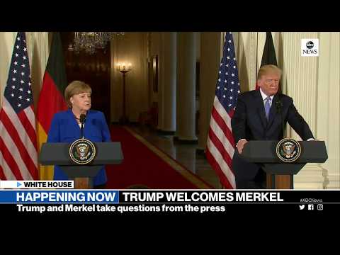 President Donald Trump, German Chancellor Merkel holds joint press conference | ABC News