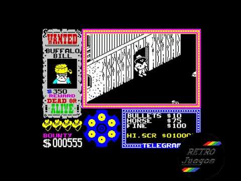 Gunfright para ZX Spectrum - Review de RETROJuegos de Fabio Didone