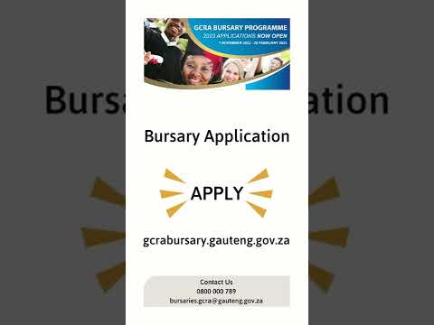 Bursary Application - How to Apply
