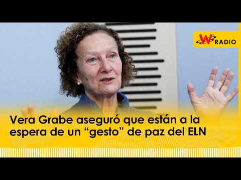 Vera Grabe aseguró que están a la espera de un “gesto” de paz del ELN