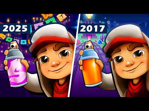 Subway Surfers Mexico (2017) VS Subway Surfers Mexico (2025), Subway Surfers New Update, Subway Surf
