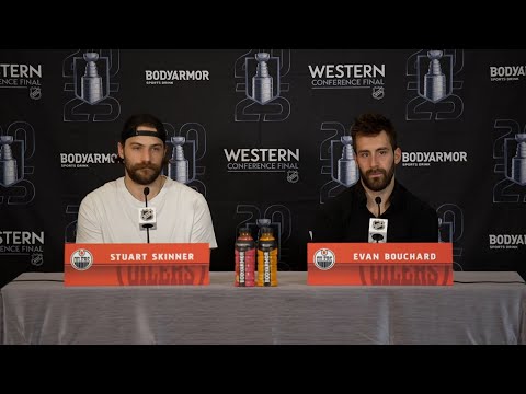 RAW | Stuart Skinner, Evan Bouchard 05.20.25