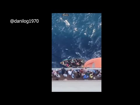 Info Martí | Crucero de Carnival entrega a guardacostas de EEUU balseros rescatados