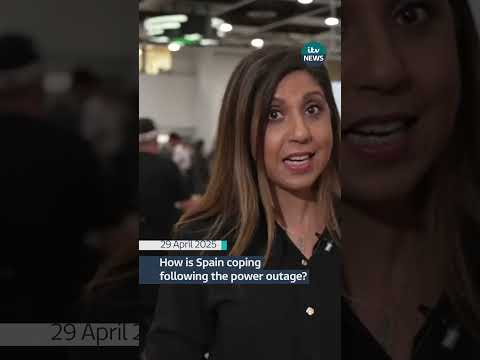 How is Spain coping following the power outage? | ITV News  #itvnews