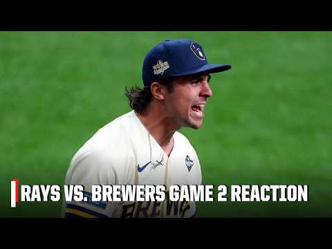 World Series Game 2 Reaction ⚾ Brewers rally to take 2-0 series lead | ESPN MLB