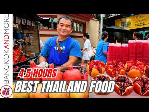 Thailand Best Street Food Compilation 4K 🇹🇭 | 4.5 Hours All Over the Country