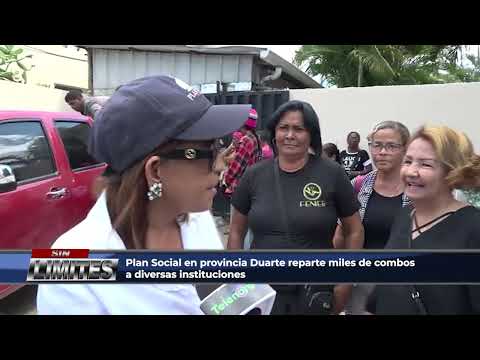Plan Social en provincia Duarte reparte miles de combos a diversas instituciones