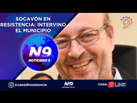 SOCAVÓN EN RESISTENCIA: INTERVINO EL MUNICIPIO - NOTICIERO 9 -