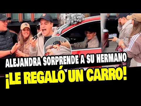 ALEJANDRA BAIGORRIA LE REGALÓ UN CARRO DE LUJO A SU HERMANO POR SU CUMPLEAÑOS