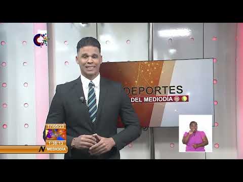 Actualidad deportiva en el noticiero del Mediodía de Cuba