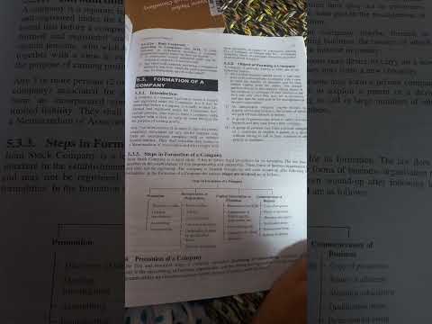 formation of a company and steps in formation of a company #mba #bba #legal aspect #companies act