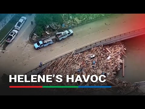 DRONE: Helene's havoc, as seen from above