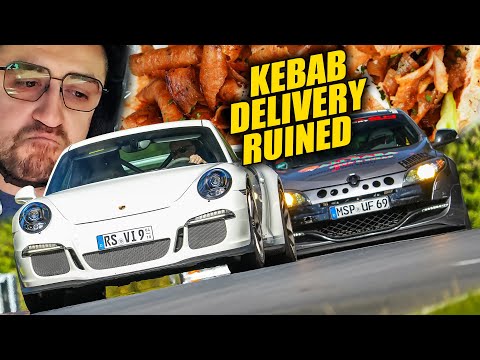 Hot Kebab Delivery Ruined by Porsche & BMW // Nürburgring