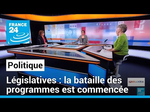 Elections législatives anticipées : La bataille des programmes • FRANCE 24