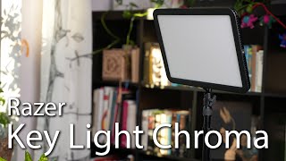 Vidéo-Test : Razer Key Light Chroma im Test - Videolicht für Streamer samt RGB - Alternative zum Elgato Key Light