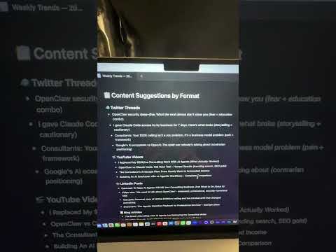 Day 6 of building a $1M personal brand with AI | audience trend research