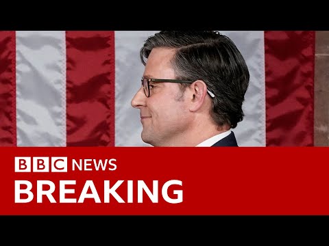 Republican Mike Johnson elected new US House Speaker - BBC News