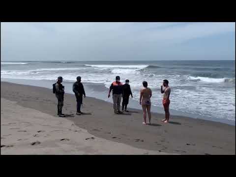 Este fin de semana varias personas fueron desalojadas de las playas tras la reapertura del país