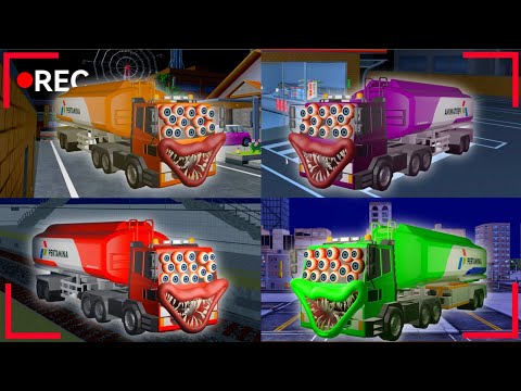 Compilation There's Horror Secret Place Pertamina Truck Eater Full Colour 😱 SAKURA SCHOOL SIMULATOR
