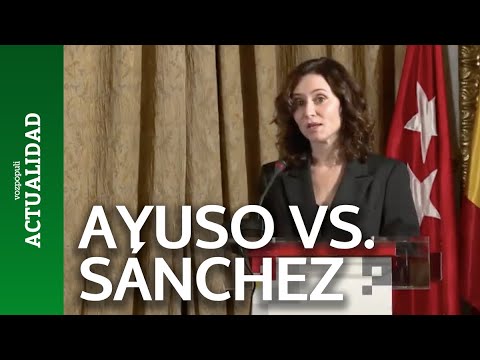 Ayuso discrepa con Sánchez