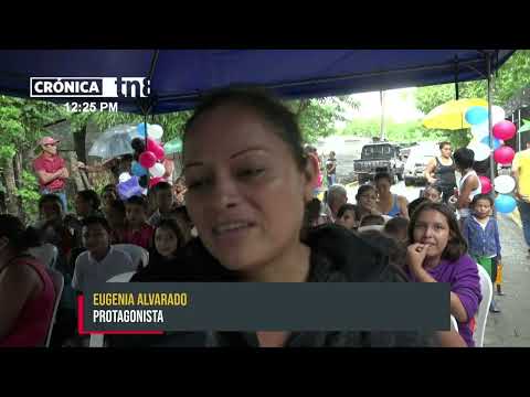 Familias de San Benito, Tipitapa estrenan calles nuevas - Nicaragua