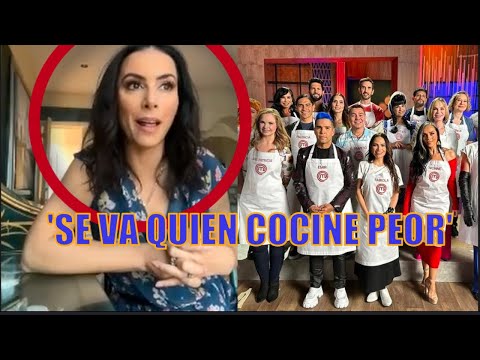 ¡Enfrenta críticas! Claudia Lizaldi sobre Masterchef Celebrity