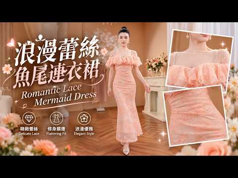 新中式旗袍與優雅連衣裙｜Flattering Fits and Jacquard Details
