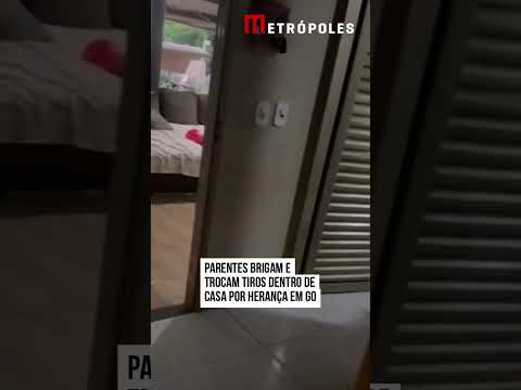 Parentes brigam e trocam t1ros dentro de casa por herança em GO