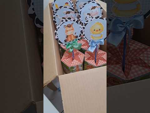 Centro de Mesa Fazendinha #papelariapersonalizada #personalizados #Fazendinha #viraliza