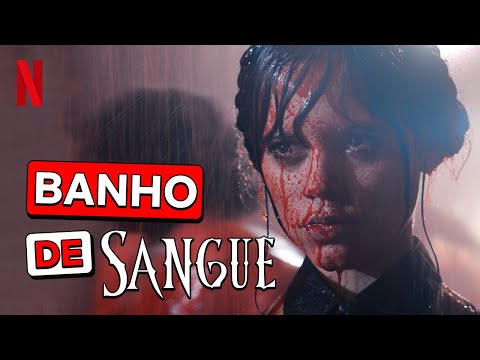Cena do Baile Sangrento da Wandinha | Netflix Brasil
