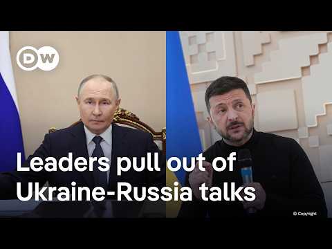 Zelenskyy leaves Turkey after Putin was not going to join the Russian delegation | DW News