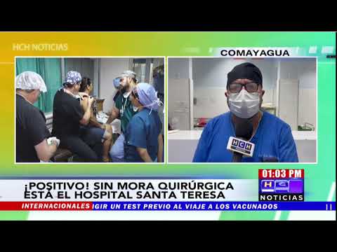 ¡Positivo! Sin Mora Quirúrgica el hospital de Comayagua