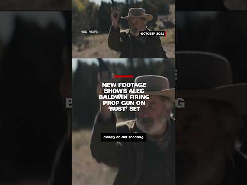 New footage shows Alec Baldwin firing prop gun on ‘Rust’ set