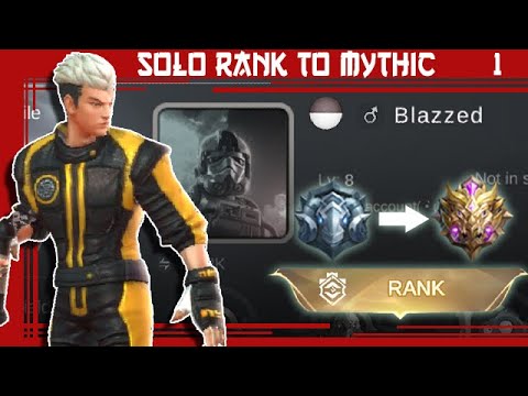 Chou only, solo rank to mythic | Mobile legends #1